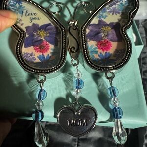 Chic Mom Sun Catcher for Window or Car with Butterfly Design